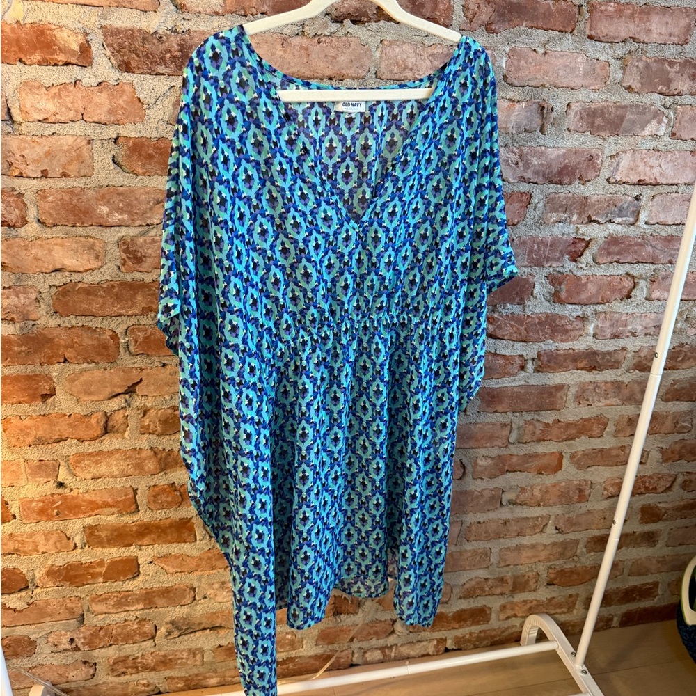 Old Navy Blue Bathing Suit Coverup
